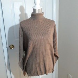 Van Heusen turtle neck sweater, taupe size L